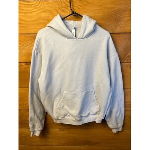 Skims Light Blue Hoodie Sweatshirt Womens Pullover Comfy Casual Large Loungewear